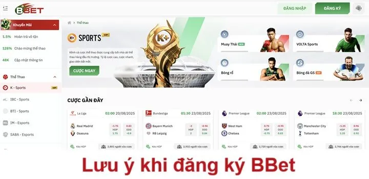 Quy trình đăng ký BBet