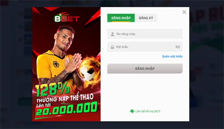 Hướng dẫn đăng ký tài khoản miễn phí BBet