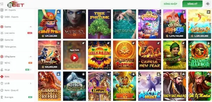 Giao diện nhà cái BBET chỉn chu đến từng chi tiết