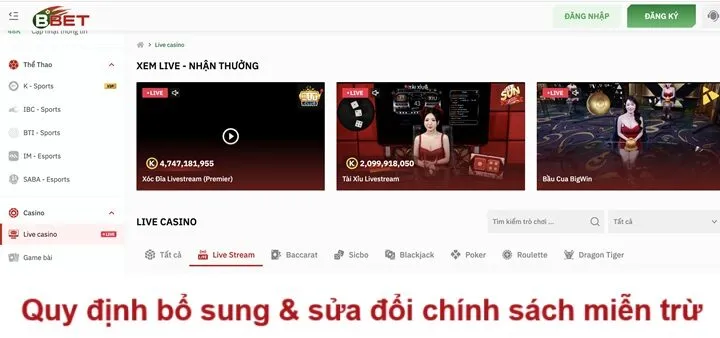 Quy định bổ sung & sửa đổi chính sách miễn trừ