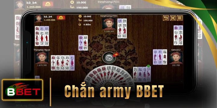 Chắn army BBet - Game bài siêu trí tuệ đậm chất Việt 