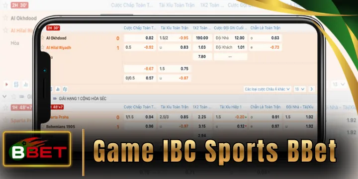 IBC Sports BBet - Thế giới cá cược bóng đá lớn nhất 2026
