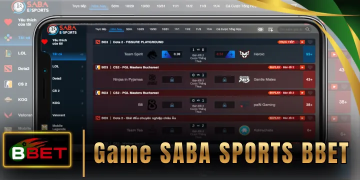 SABA ESPORTS BBet - Sảnh thể thao điện tử đẳng cấp năm 2026