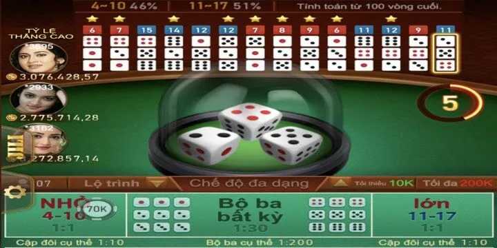 Hướng dẫn kỹ thuật đặt cược Sicbo Live BBet