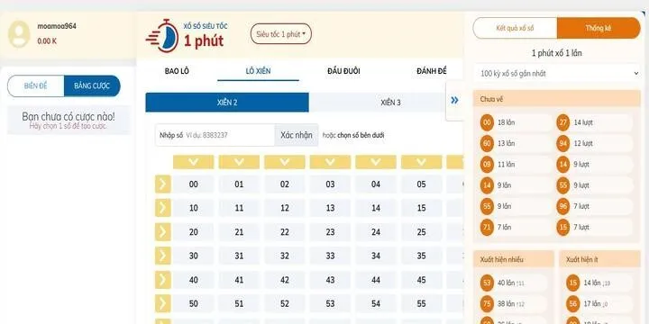 Lô đề siêu tốc BBET là loại hình cá cược ấn tượng