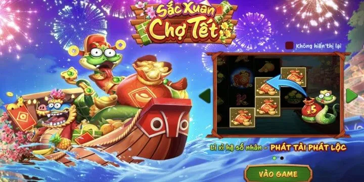 Sắc xuân chợ Tết BBET là trò chơi ăn khách tại nhà cái