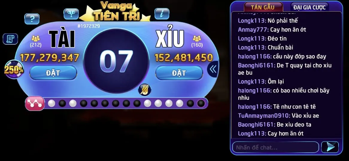 Tài xỉu Vanga tiên tri BBET là trò chơi đẳng cấp hàng đầu