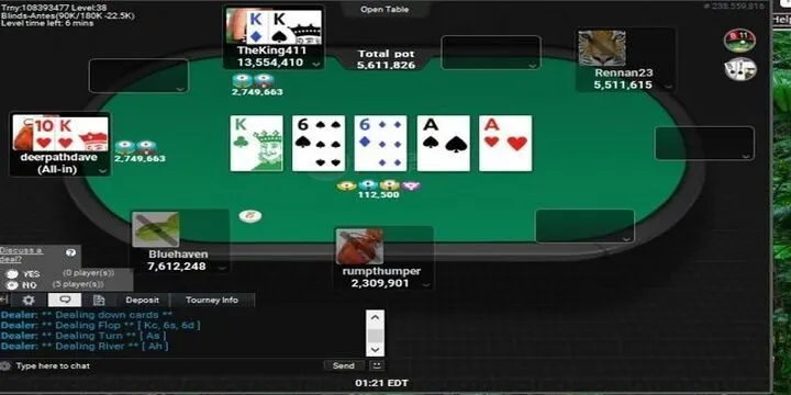 Trải nghiệm chơi Poker Texas BBet chuẩn quốc tế
