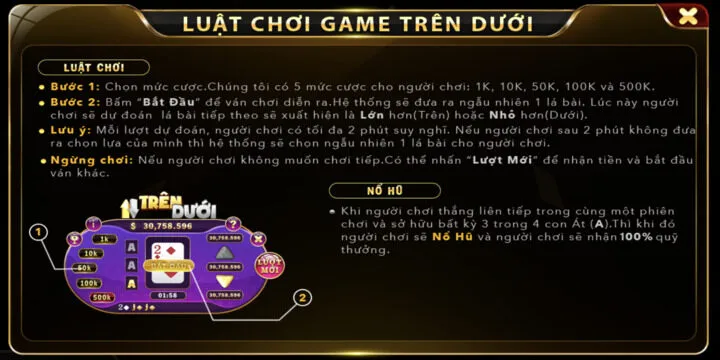 Trên dưới BBET là game ăn khách tại nhà cái